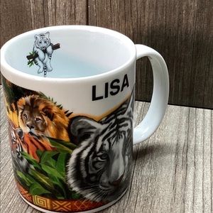 Busch Gardens Tampa Bay Florida Coffee Mug Cup Personalized LISA Zoo Tigers